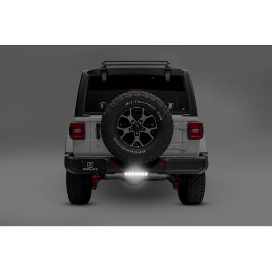 ZROADZ Z384931-KIT Rear Bumper Frame Mounting Brackets with a 10" Single Row LED Light for 18-24 Jeep Wrangler JL