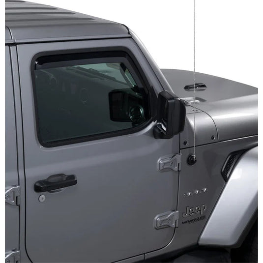 Putco Element Tinted Window Visors for 18-22 Jeep Wrangler JL & Gladiator JT