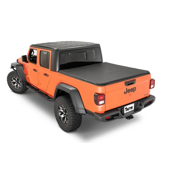 Load image into Gallery viewer, TACTIK 3033109 Tri-Fold Soft Tonneau Cover for 20-23 Jeep Gladiator JT
