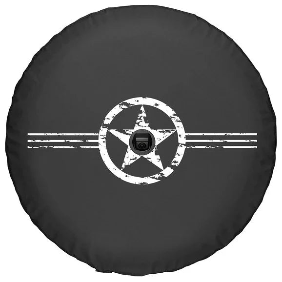 Load image into Gallery viewer, Boomerang Enterprises Air Force Star Logo Tire Cover for 18-20 Jeep Wrangler JL
