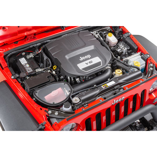 S&B Filters 75-5060 Cold Air Intake Kit with Cleanable Cotton Filter for 12-18 Jeep Wrangler JK with 3.6L