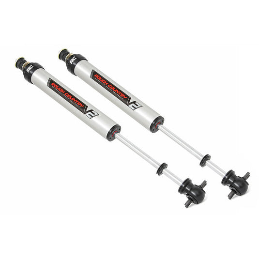 Rough Country V2 Front Shock Pair for 84-06 Jeep Cherokee XJ & Wrangler TJ