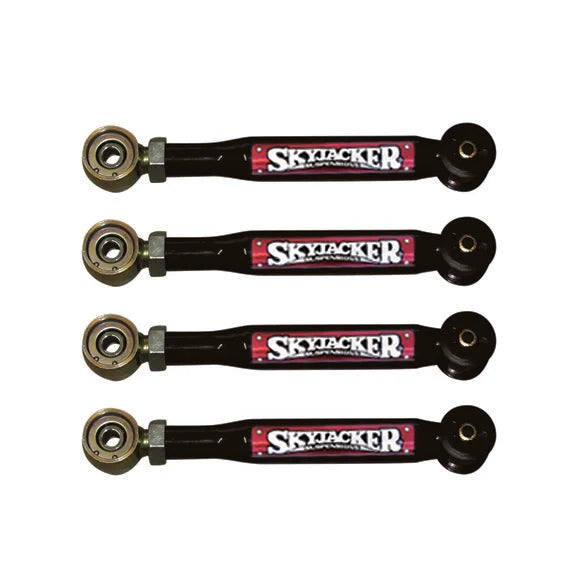 Skyjacker TJ24LLX Front and Rear Lower Adjustable Flex Links for 97-06 Jeep Wrangler TJ with 0-4in Lifts