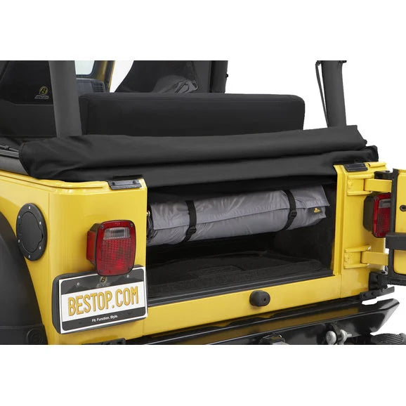 Bestop 42810-09 HOSS Window Storage Duffle in Charcoal For and Factory Zip Out Vinyl Windows