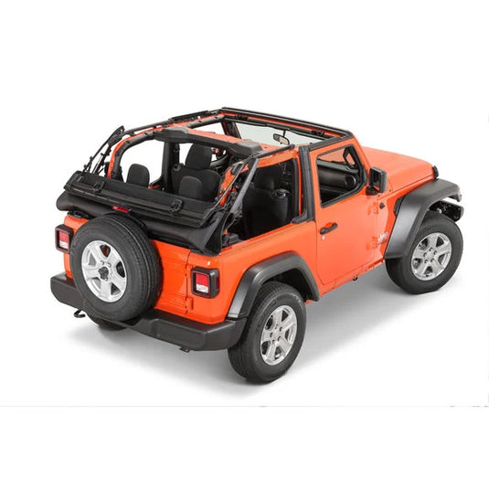 Mopar Black Twill Soft Top Kit for 18-24 Jeep Wrangler JL 2-Door