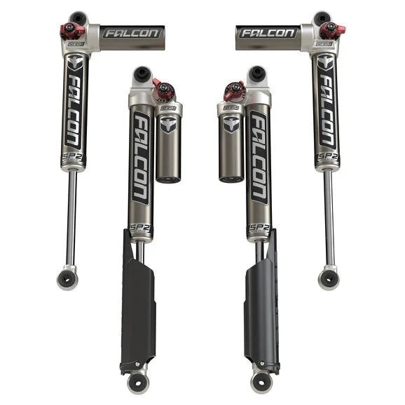 Teraflex Falcon SP2 3.3 Fast Adjust Piggyback Shocks for18-24 Jeep Wrangler JL Unlimited