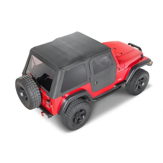 Bestop Trektop NX Soft Top with 2 Piece Soft Doors for 97-06 Jeep Wrangler TJ