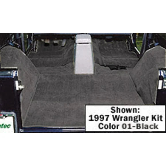 Seatz Manufacturing Seatz Deluxe Cut Pile Carpet Set for 76-95 Jeep CJ7 & Wrangler YJ
