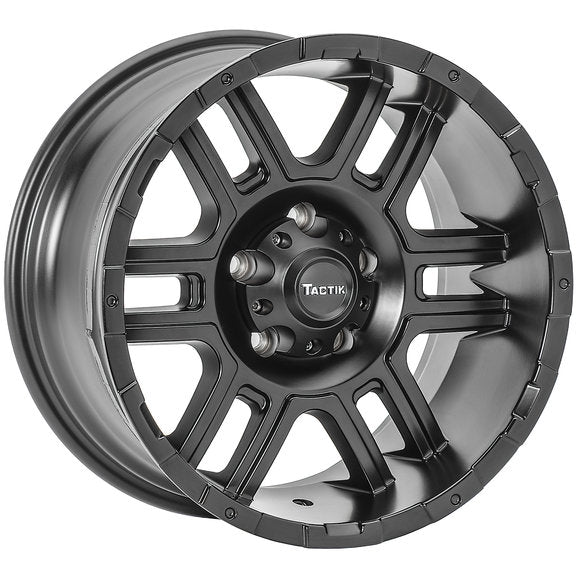 TACTIK 92615 T-743 Wheel in Matte Black for 07-24 Jeep Wrangler JL, JK & Gladiator JT