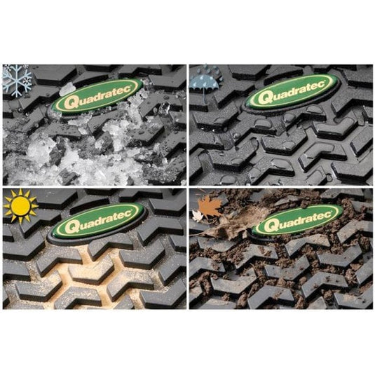 Quadratec Ultimate All Weather Floor Liner Kit for 11-20 Jeep Grand Cherokee WK2