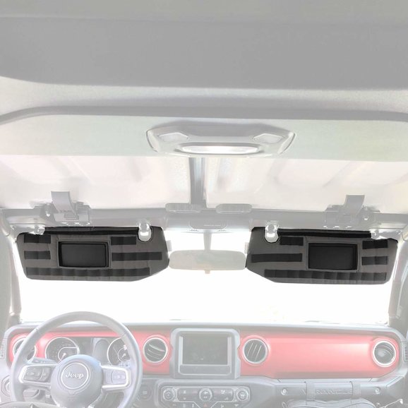 Load image into Gallery viewer, Bartact PALS MOLLE Sun Visor Covers for 20-24 Jeep Gladiator JT
