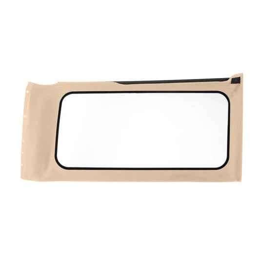 MasterTop Repair Part Quarter Window for 18-23 Jeep Wrangler JL 2-Door with Factory Soft Top