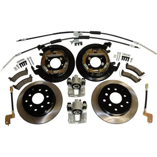 Crown Automotive RT31043 Rear Disc Brake Conversion Kit for 97-06 Jeep Wrangler TJ & 93-98 Grand Cherokee ZJ with Dana 35 Rear Axle & without ABS Brakes