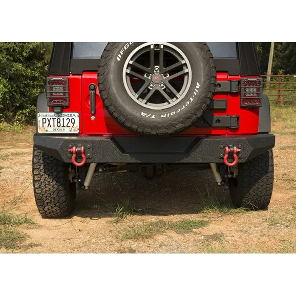 Load image into Gallery viewer, Rugged Ridge Spartan Full Width Rear Bumper for 07-18 Jeep Wrangler JK
