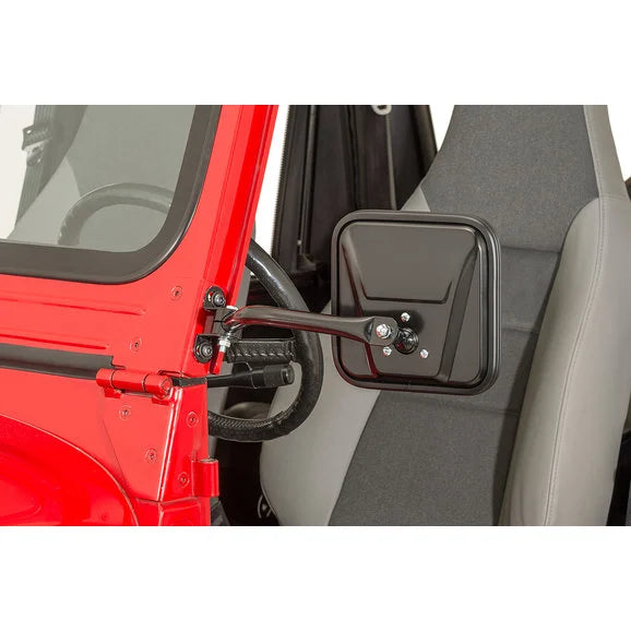 Load image into Gallery viewer, Quadratec Mirror Set for 87-95 Wrangler YJ with Tube &amp; Fabric Doors
