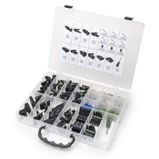 Eastwood 23476 209 Piece Crimp-Right Weather-Tight Wiring Connector Tech Tray