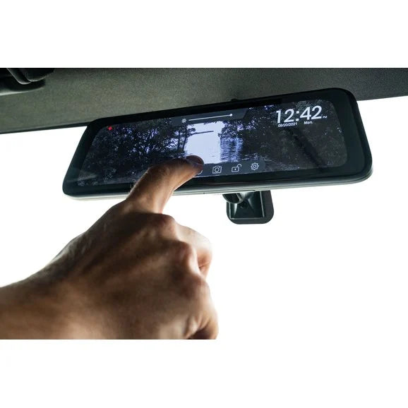 Load image into Gallery viewer, Stinger Off-Road MRCHDDVRJW Digital Rearview Mirror Kit for 07-24 Jeep Wrangler JL, JK &amp; Gladiator JT
