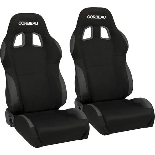 Corbeau A4 Reclining Racing Seat Pair for Jeep CJ-7, Wrangler YJ, TJ, JK & Unlimited