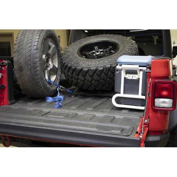 Load image into Gallery viewer, Fishbone Offroad FB21213 In-Bed Tire Carrier for 20-24 Jeep Gladiator JT
