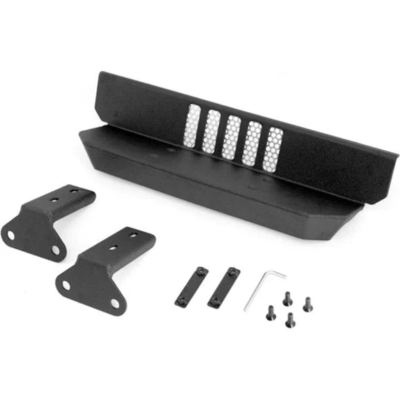 Rugged Ridge 11547.10 Modular Rear Aluminum Bumper Pod Center Step for 07-18 Jeep Wrangler JK