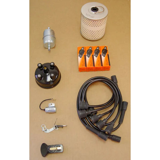 OMIX 17257.72 Ignition Tune Up Kit for 46-53 Jeep CJ-2A & CJ-3A with 134c.i.