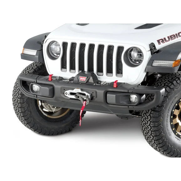 Load image into Gallery viewer, WARN 101255 Winch Mount Plate for 18-23 Jeep Wrangler JL and Gladiator JT with Factory Steel Bumper
