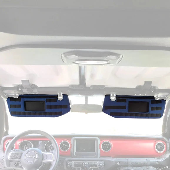 Load image into Gallery viewer, Bartact PALS MOLLE Sun Visor Covers for 18-24 Jeep Wrangler JL
