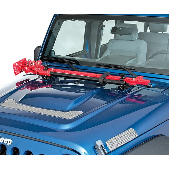 Load image into Gallery viewer, Warrior Products 1542 Hi-Lift Hood Mounting Kit for 07-18 Jeep Wrangler JK
