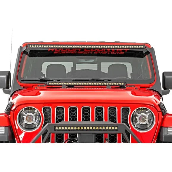 Rough Country RCH5100 9 Inch LED Projector Headlights for 18-24 Jeep Wrangler JL & 20-24 Gladiator JT