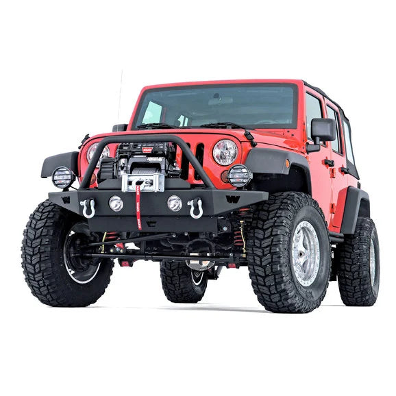 Load image into Gallery viewer, WARN 89430 Rock Crawler Front Bumper for 07-18 Jeep Wrangler JK
