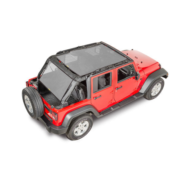 Load image into Gallery viewer, Dirtydog 4X4 Safari &amp; Cargo Sun Screen for 07-18 Jeep Wrangler Unlimited JK 4 Door
