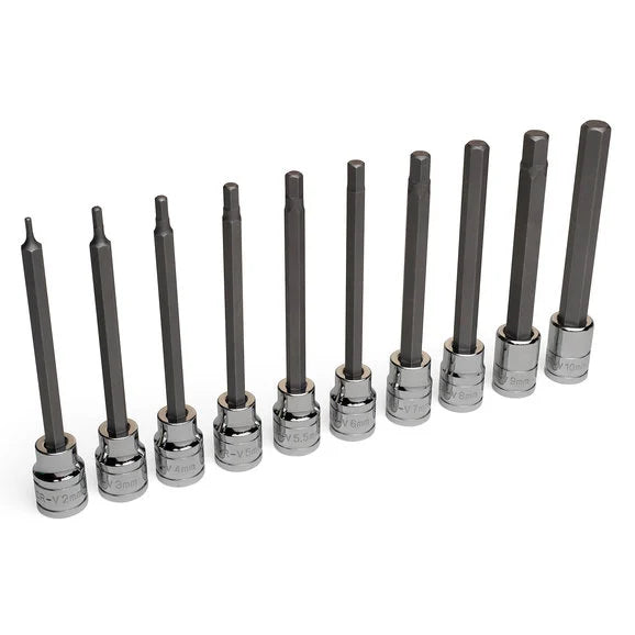 Load image into Gallery viewer, Eastwood 10-Piece 3/8&quot; Drive Long Hex Bit Set
