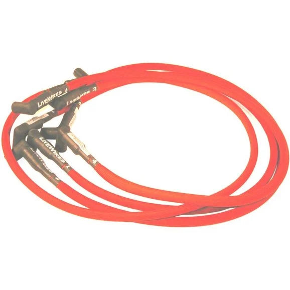 Performance Distributors C9097 LiveWires in Red for 1983-Up Non-Computer Controlled Jeep 2.5L I-4 Gasoline Engine