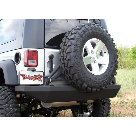 Load image into Gallery viewer, Teraflex 4654100 Rear RockGuard Outback Bumper for 07-18 Jeep Wrangler JK
