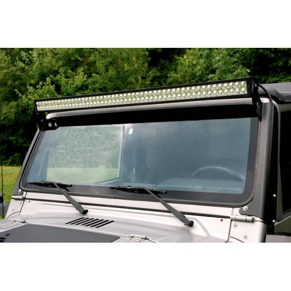 Load image into Gallery viewer, HyLine OffRoad 300.600.120 Aluminum 50&quot; LED Light Bar Mounts for 97-06 Jeep Wrangler &amp; Wrangler Unlimited TJ
