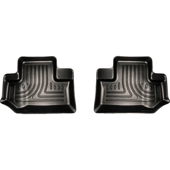 Husky Liners 19041 Rear WeatherBeater Floor Liners in Black for 11-18 Jeep Wrangler JK 2 Door