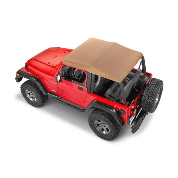 Load image into Gallery viewer, QuadraTop Adventure Top Fastback Conversion Soft Top for 97-06 Jeep Wrangler TJ
