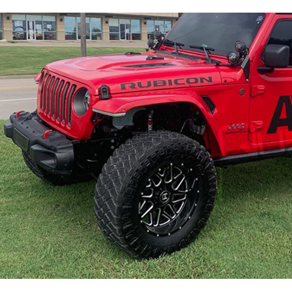 Load image into Gallery viewer, Quake LED QTE993 9.5&quot; x 0.75&quot; Slim Chop Kit DRL w/ Sequential Switchback Turn Signal &amp; Side Marker Light for 18-24 Jeep Wrangler JL &amp; Gladiator JT (Rubicon only)
