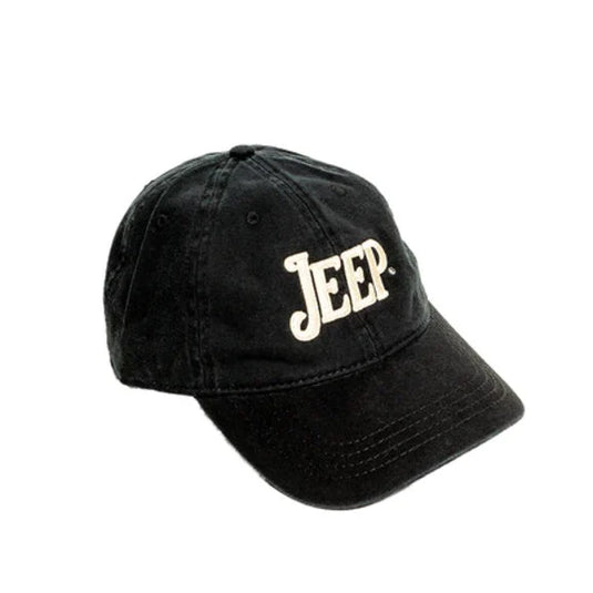Jeep Merchandise Hat-JVinLPblk Jeep Vintage Chino Twill Hat