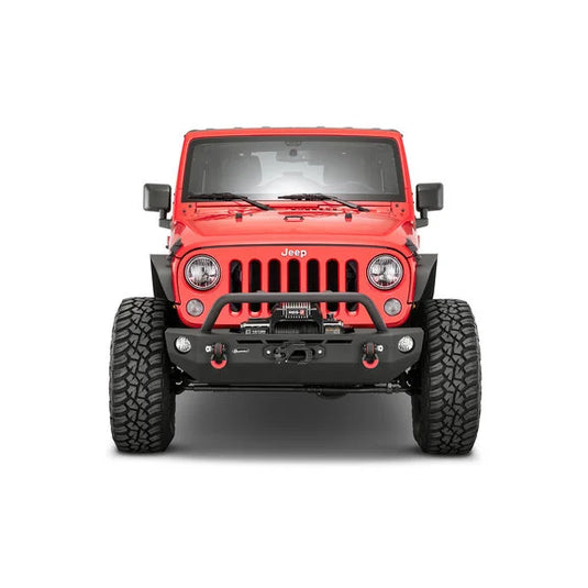 Quadratec Steel Slim Flat Fender Flares for 07-18 Jeep Wrangler JK