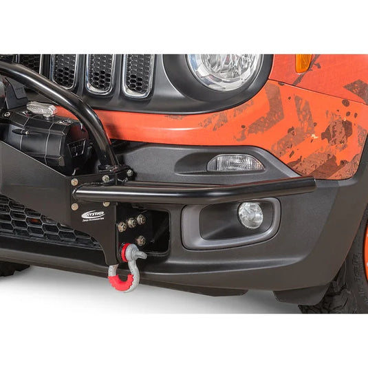 Daystar KJ50001BK Front Winch Bumper Guards for 15-17 Jeep Renegade BU