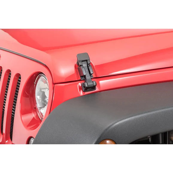 Load image into Gallery viewer, Kentrol 70071 Polyurethane Hood Catch Strap Set for 07-18 Jeep Wrangler JK
