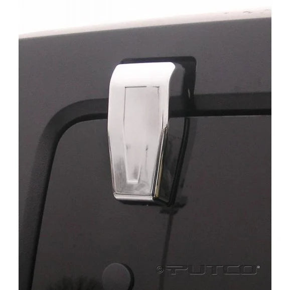 Load image into Gallery viewer, Putco 401267 Chrome Liftgate Hinge Covers for 07-18 Jeep Wrangler JK with 3-Piece Freedom Top
