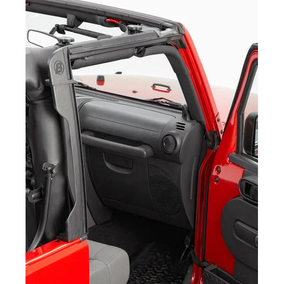 Bestop 55010-01 Door Surround Kit for 10-18 Jeep Wrangler JK with Factory Soft Top & 07-18 Wrangler with Supertop NX or Trektop NX