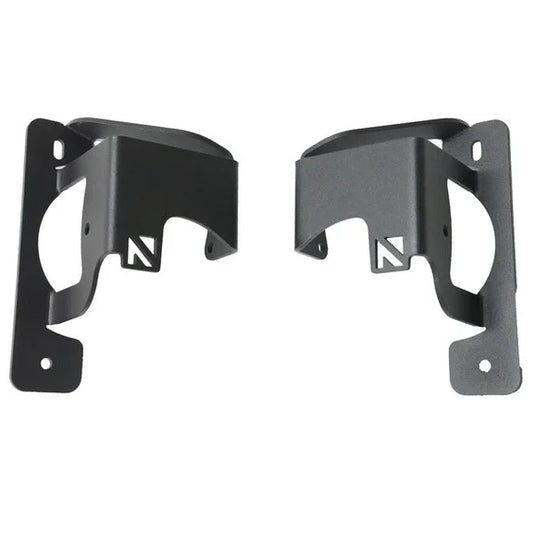 Nacho Offroad Lighting Quatro Fog Mount Brackets for 07-24 Jeep Wrangler JK, JL & Gladiator JT