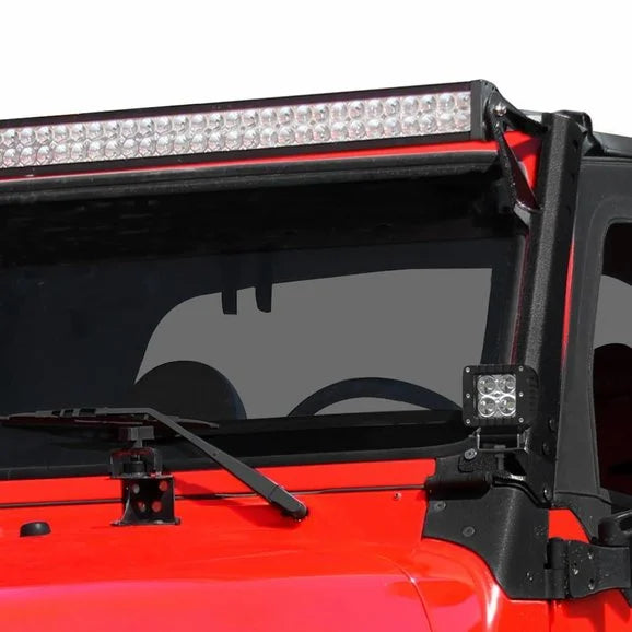 Load image into Gallery viewer, Paramount Automotive 51-0452 52&quot; LED Light Bar Mount Brackets for 97-06 Jeep Wrangler TJ
