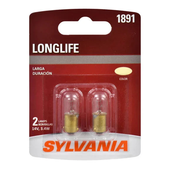 Sylvania 1891LL.BP2 #1891 Long Life Mini 2 Pack Pack