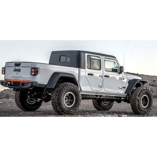 Putco Element Chrome Window Visors for 18-21 Jeep Wrangler JL & Gladiator JT