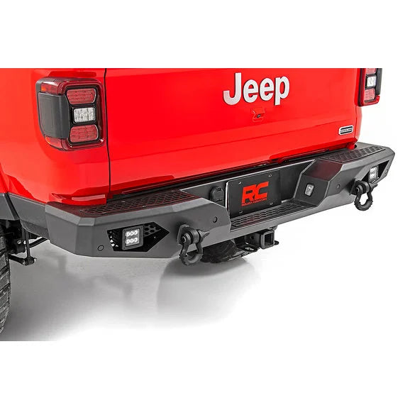 Rough Country 10646 Heavy-Duty Rear LED Bumper for 20-24 Jeep Gladiator JT