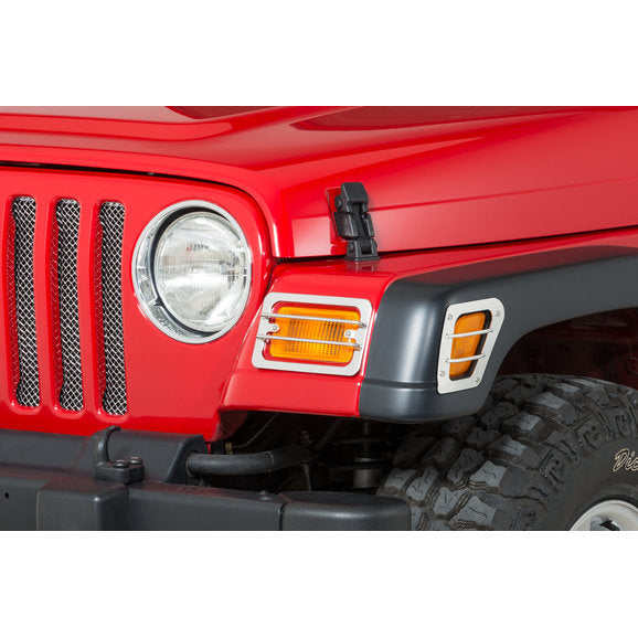 Load image into Gallery viewer, Rugged Ridge Euro-Style Turn Signal &amp; Side Marker Guards for 97-06 Jeep Wrangler TJ &amp; Unlimited
